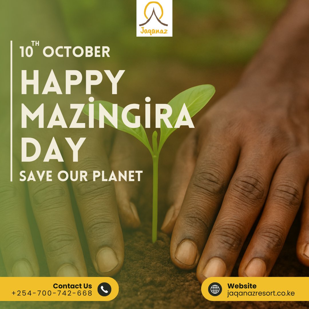 The future is green and it starts with you. 🌱 This Mazingira Day, give back to mother nature. 🌎
Wishing you a happy Mazingira day from all of us at Jaqanaz Resort, Naromoru!
#mazingiraday #mazingiraday2025 #protectourplanet
