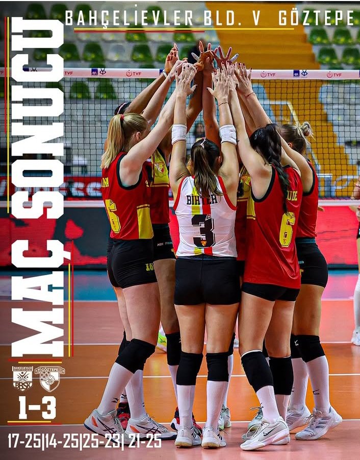 2 günde 2. Galibiyet 💪 
Göztepe'nin sultanları sezona hazır 👍 
Axa sigorta kupa voley grubun kayıpsız geçiyoruz 
#Göztepevoleybol 
#Göztepe