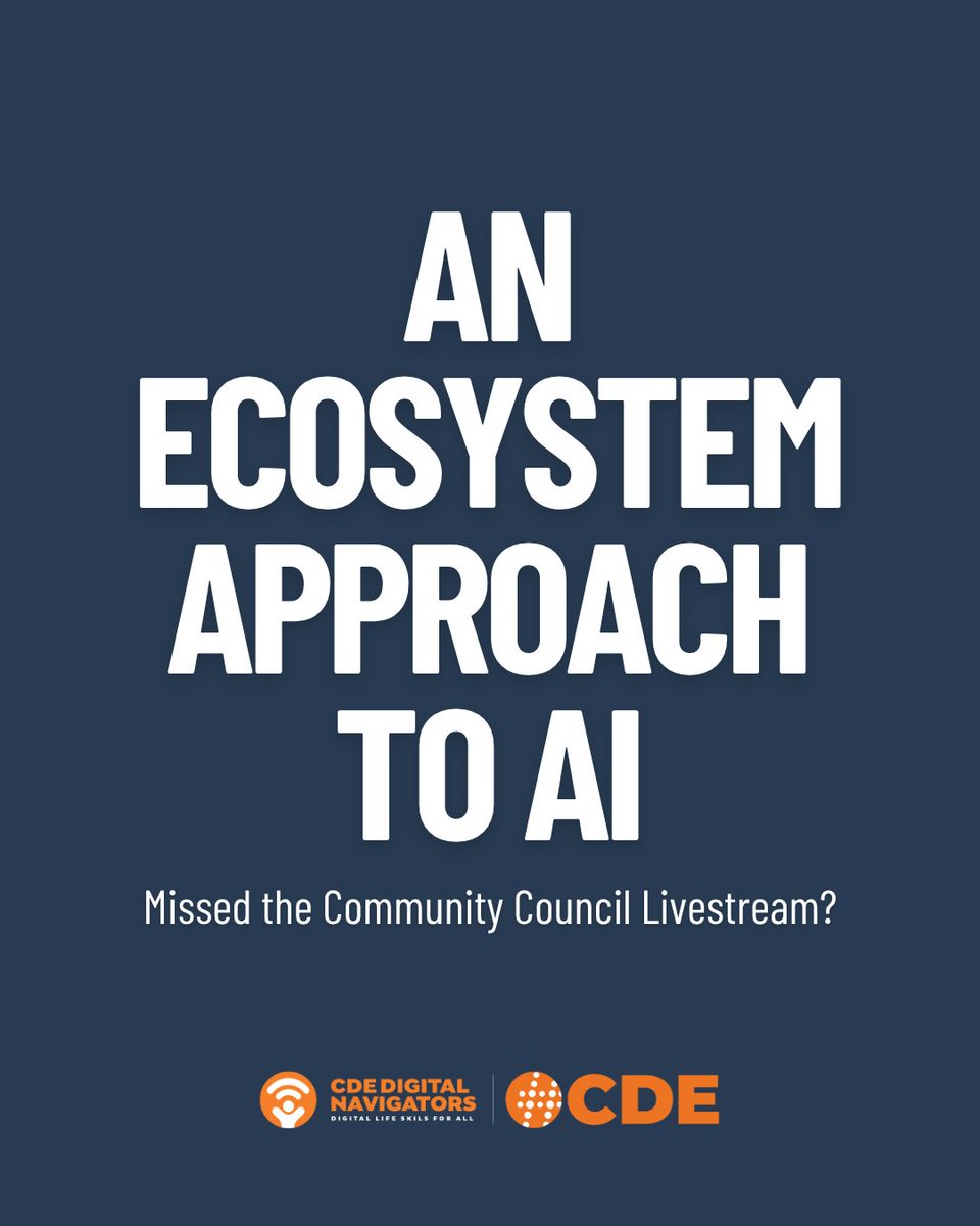 Missed the livestream?  You can now watch the full Community Council meeting online. Catch the latest updates, highlights from the field, and how we’re working together to build digital opportunity across our region.  Watch here: youtube.com/live/pjZwsm0oQ…