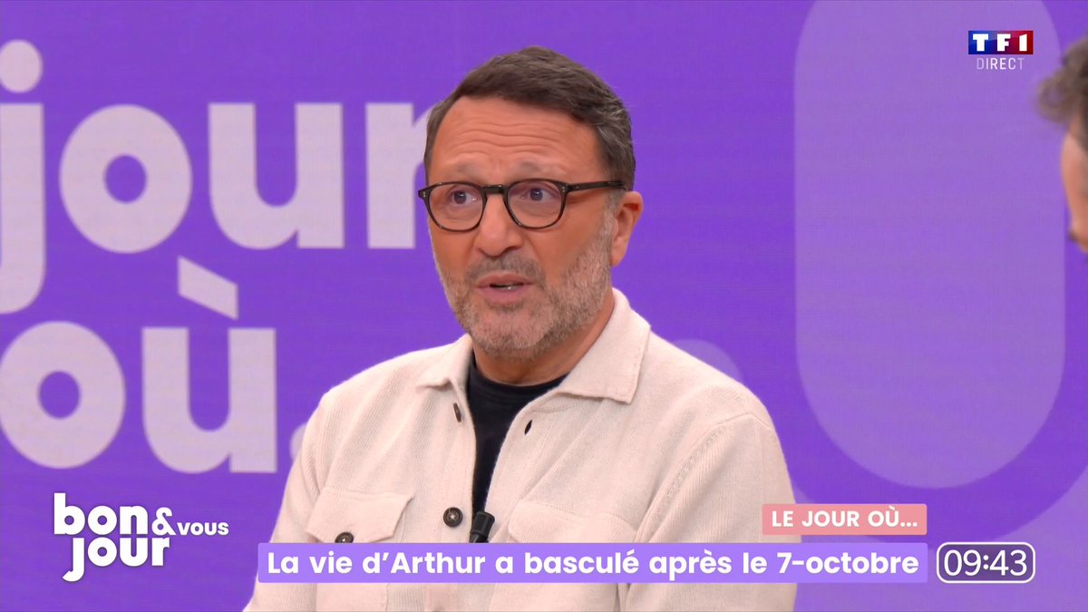 NewsTVReal's tweet image. « Certains artistes arrêtent de venir dans mon émission. »

Invité sur le plateau de la matinale "Bonjour !", Arthur s'est exprimé sur des personnalités qui ne participent plus à #VTEP.

L'animateur a affirmé que depuis ses prises de position en faveur d’Israël, des habitués