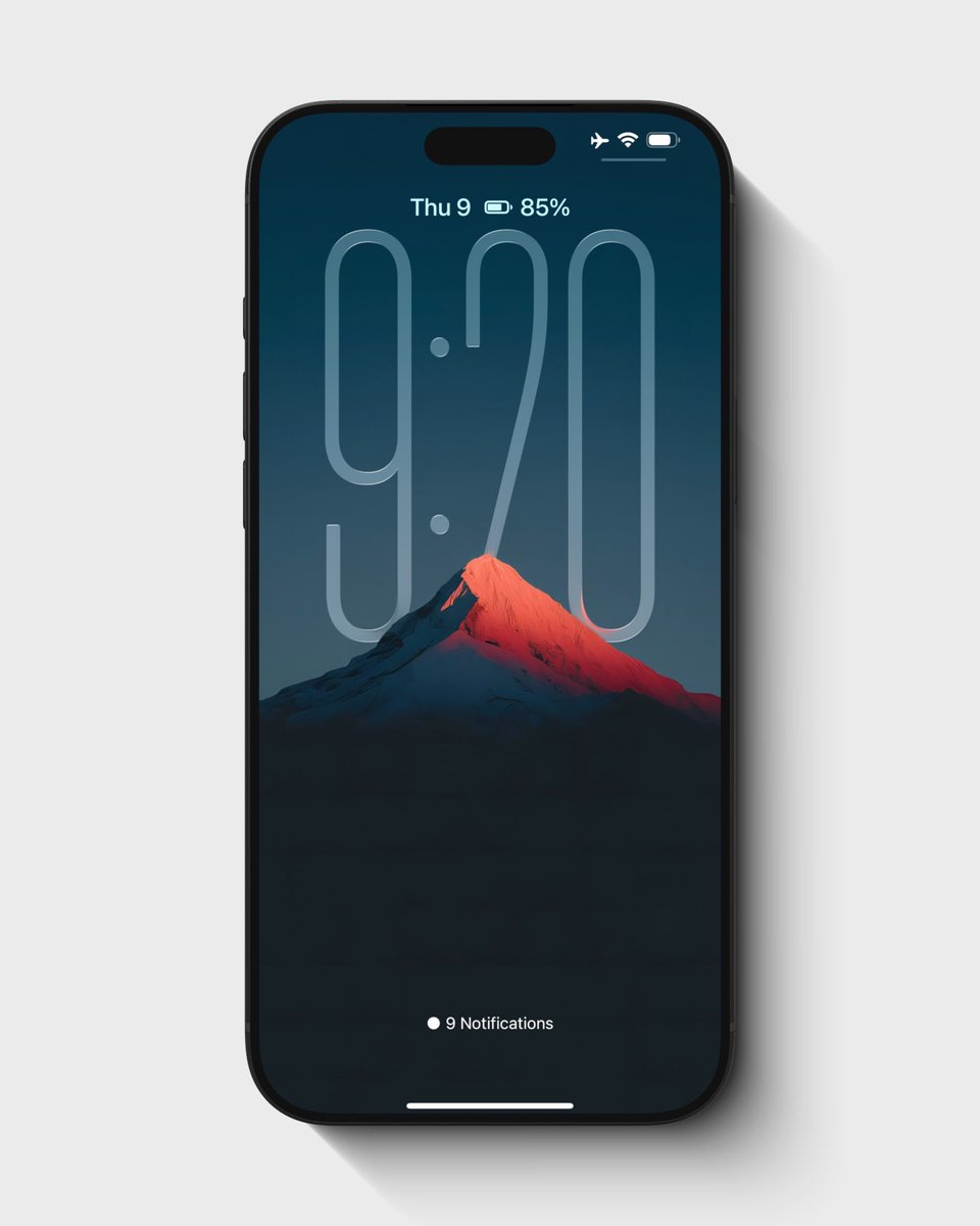 Ahmadansari2233's tweet image. #iOS26update Mountain 🏔️