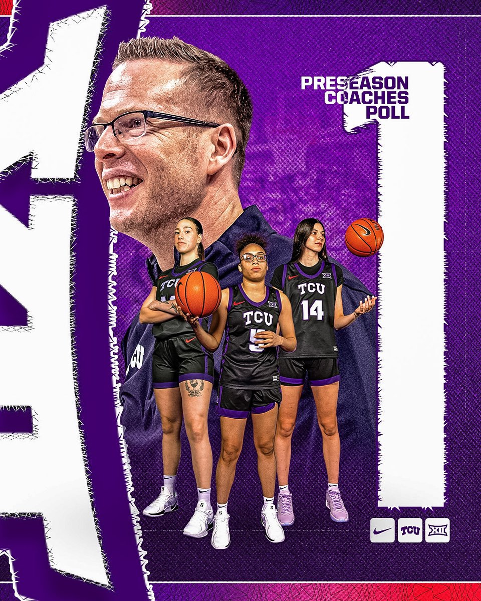 Starting this season where we finished last season ☝️

For the first time in school history, TCU has been picked first in the <a href="/Big12Conference/">Big 12 Conference</a> Women's Basketball Preseason Coaches’ Poll!