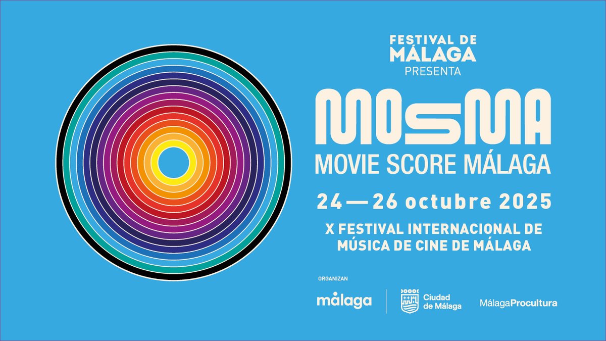 📽️🎉 ¡Empieza la semana más esperada para los amantes de la música de cine! #MOSMA2025 arranca este viernes con tres días de conciertos, encuentros, estrenos, charlas y firma de discos.
🎼 Consulta YA la programación y ¡no te quedes sin tu entrada!
➕ teatrocervantes.com