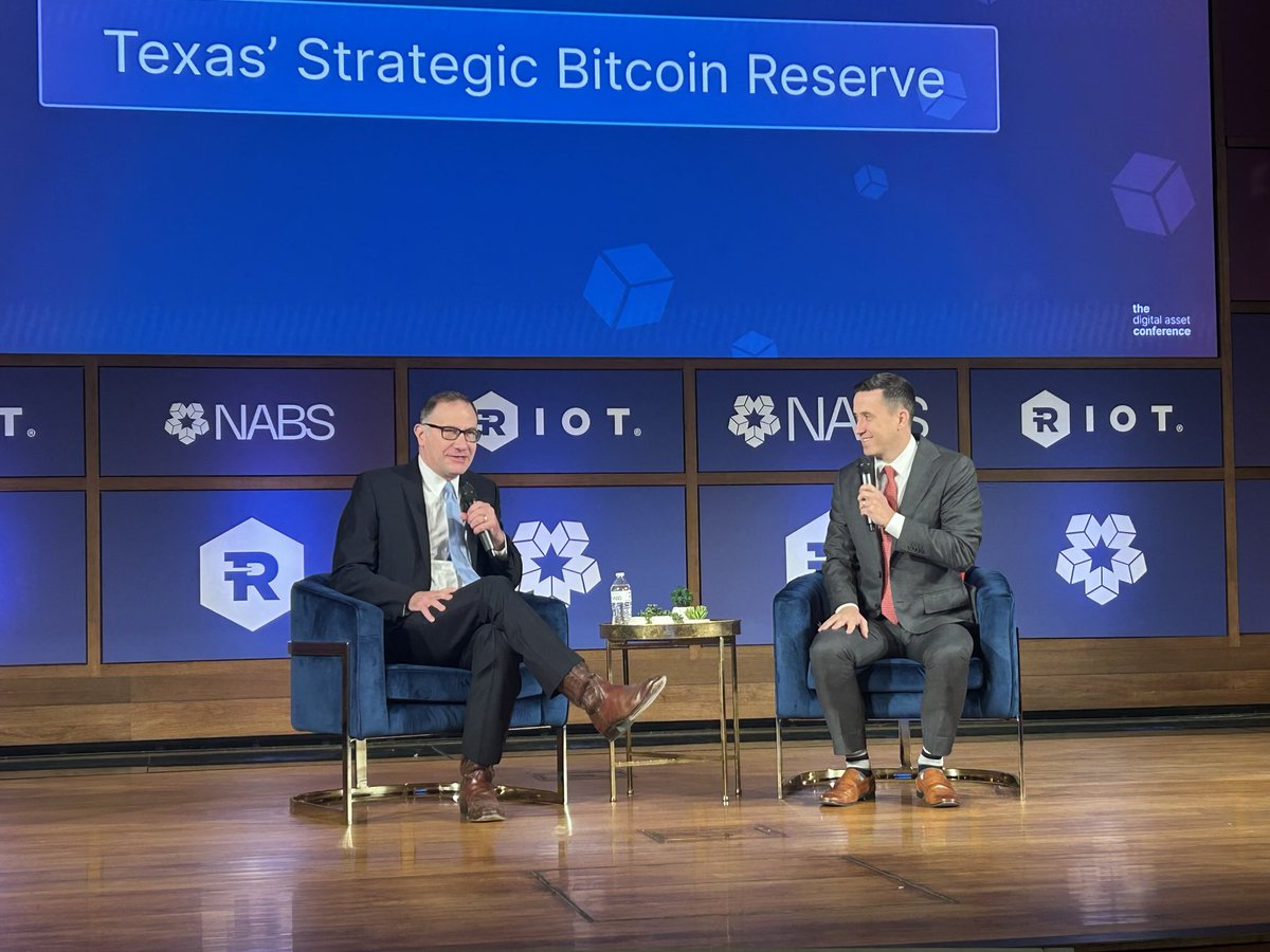 Kicking off things with a Texas Strategic Bitcoin Reserve conversation with SB 21 bill author ⁦<a href="/DrSchwertner/">Charles Schwertner</a>⁩. Chairman Schwertner led the way for the passage of SB 21 with countless discussions with his colleagues in the legislature about the merits of saving in bitcoin!
