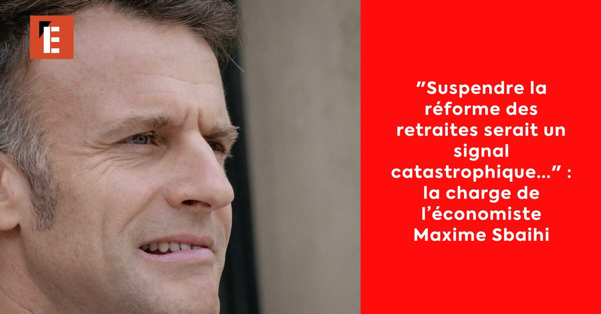 Pour <a href="/MxSba/">Maxime Sbaihi</a>, spécialiste de la démographie, la suspension de la réforme des retraites est un choix démagogique et irresponsable, qui consiste à "brader l’avenir au nom d’une stabilité politique précoce". ➡️ l.lexpress.fr/MsY

✍️ <a href="/BatGauthey/">Baptiste Gauthey</a>