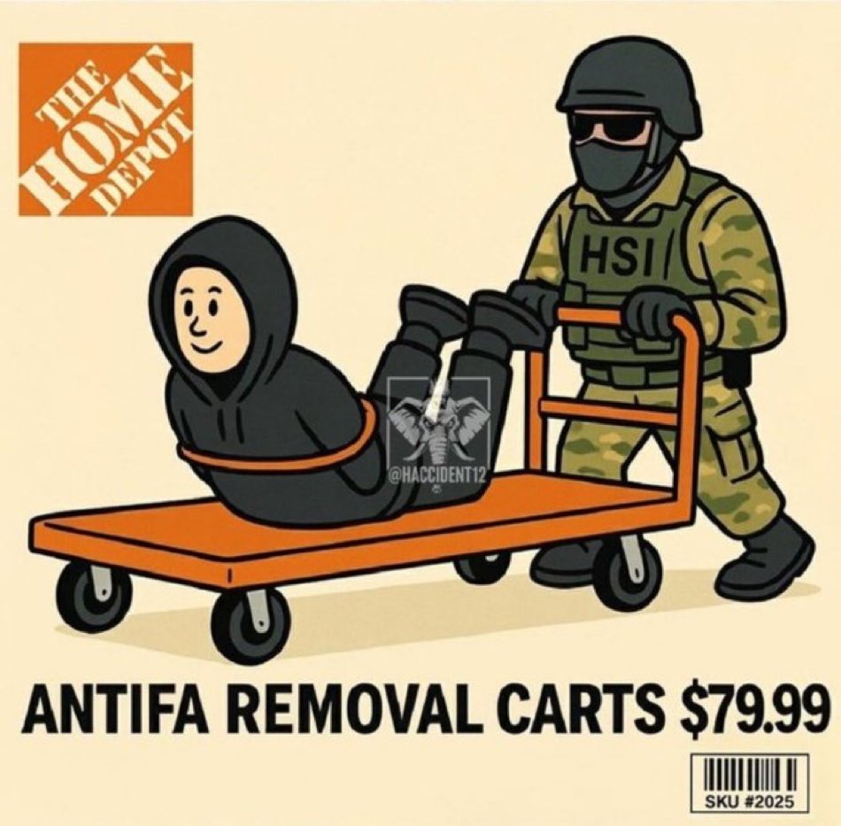 TheGlobal_Index's tweet image. Antifa removal cart