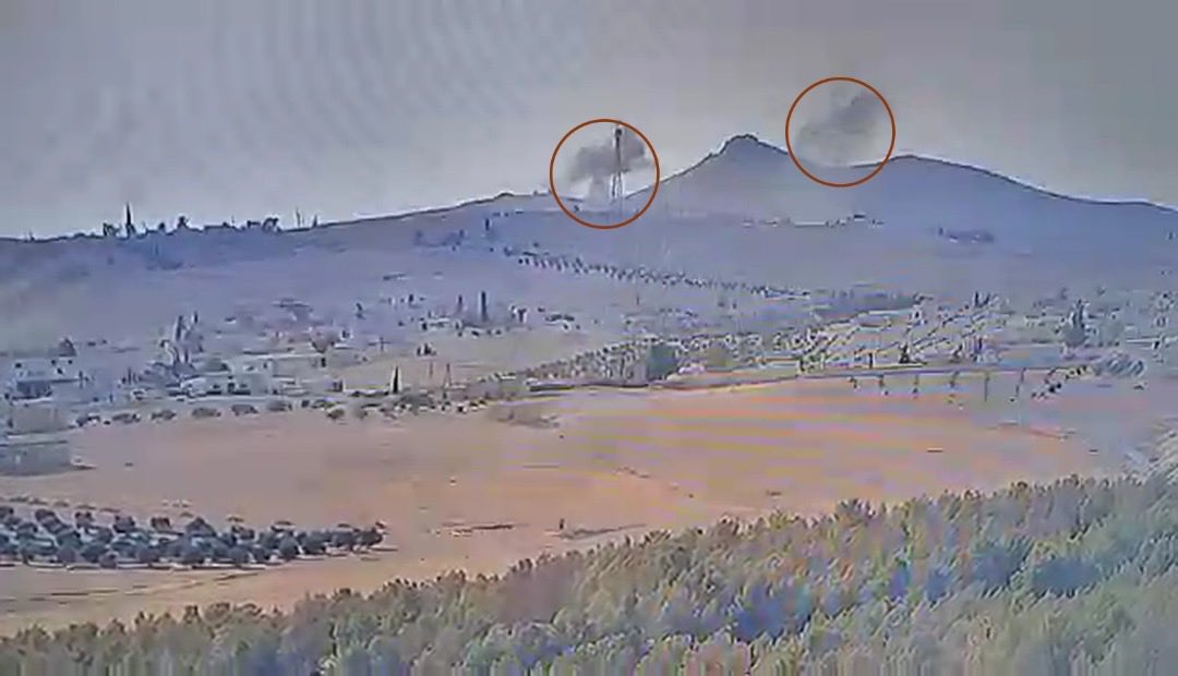 الميليشيات التركية قصفت صباح اليوم تلة السيرياتيل ومناطق أخرى في محيط سد تشرين.