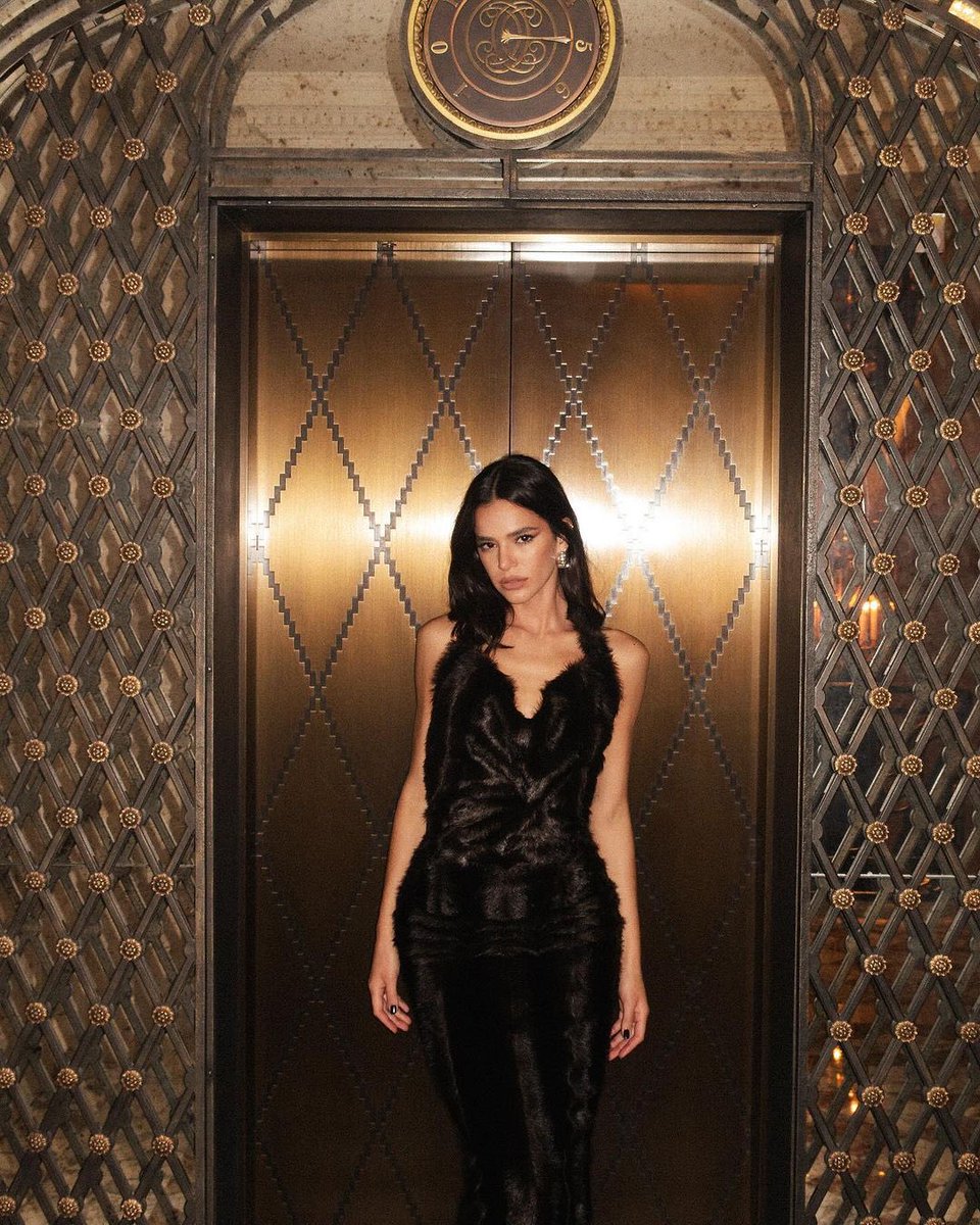 Bruna  Marquezine said “little black dress,” but it’s giving “main event.”