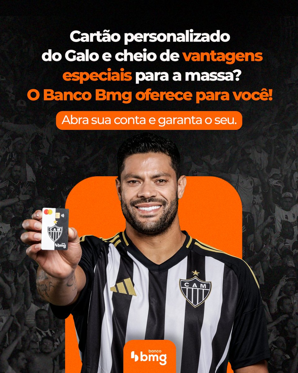 Massa, não perca tempo e aproveite as vantagens que só o cartão Bmg personalizado do Galo tem!

Acesse o link, abra sua conta e garanta já o seu.

➡️bmgcom.vc/4hY2Ilv
