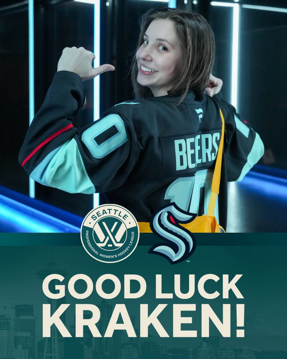 PWHL__Seattle (@pwhl__seattle) on Twitter photo KRAKEN HOCKEY IS BACK BABYβΌοΈπ€©
Wishing our <a href="/SeattleKraken/">Seattle Kraken</a> fam the best of luck as they begin their season tonight! KRAKEN HOCKEY IS BACK BABYβΌοΈπ€©
Wishing our <a href="/SeattleKraken/">Seattle Kraken</a> fam the best of luck as they begin their season tonight!