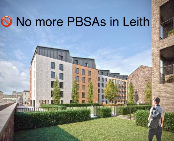 leithcentralcc's tweet image. 🚫 Our  position on PBSAs

Leith already has 2/3 of all student beds in Edinburgh — despite having no university campus. Further PBSA expansion is unbalanced and unsustainable.

🏘️ We’re calling for a moratorium and a focus on affordable homes instead.

👉 tinyurl.com/jvntj3cm