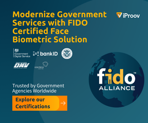 iProov's tweet image. iProov Dynamic Liveness® = the world’s first FIDO-certified face verification.

 Tested to ISO standards, proven against deepfakes, masks &amp;amp; spoofs.

 Independent proof your users are protected.

 🔗 eu1.hubs.ly/H0mJ0lc0

 #Cybersecurity #IdentityVerification