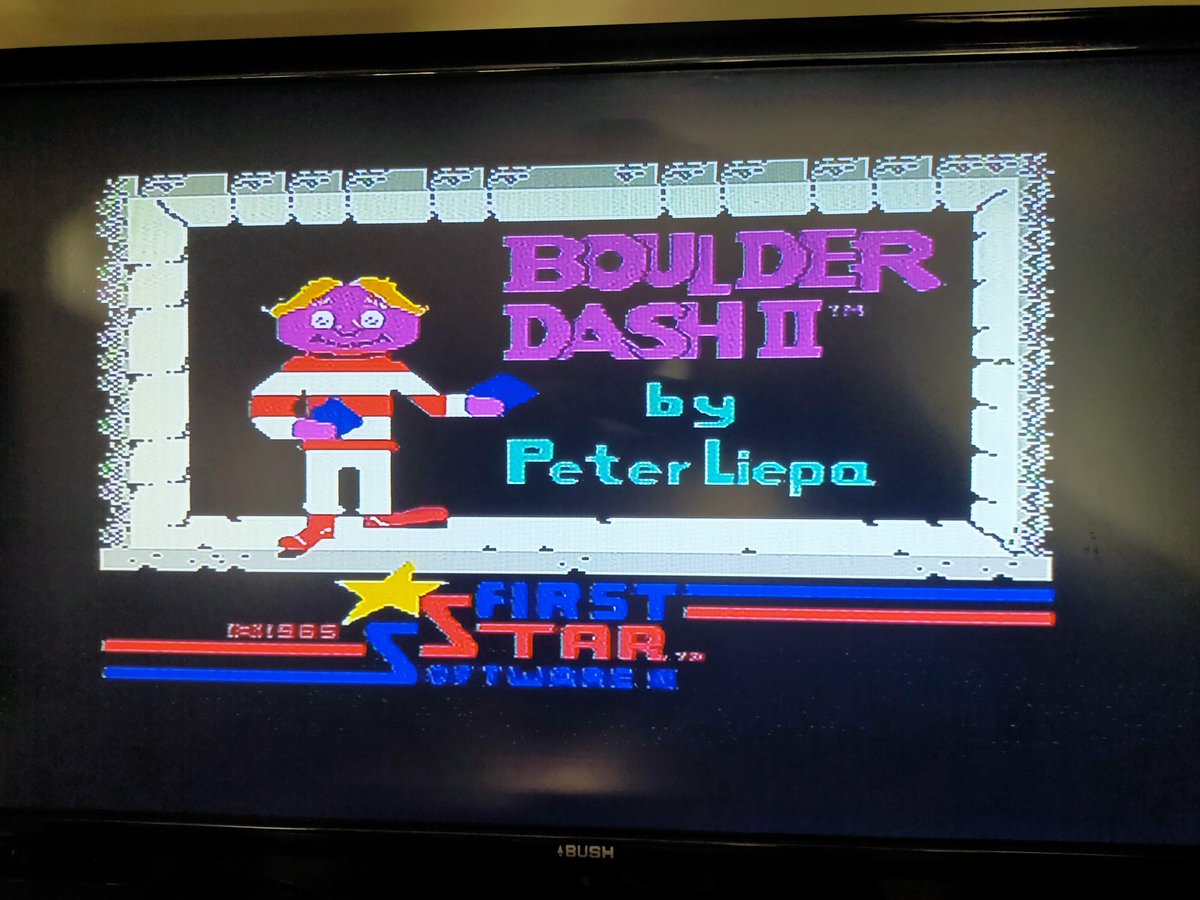 Boulder Dash The Trilogy converted to 16k ROM Cartridge with slide switch for game selection. High resolution glossy cardboard box and sprite embossed cartridge shell #Sinclair #shareyourgames #RetroGame #8bit