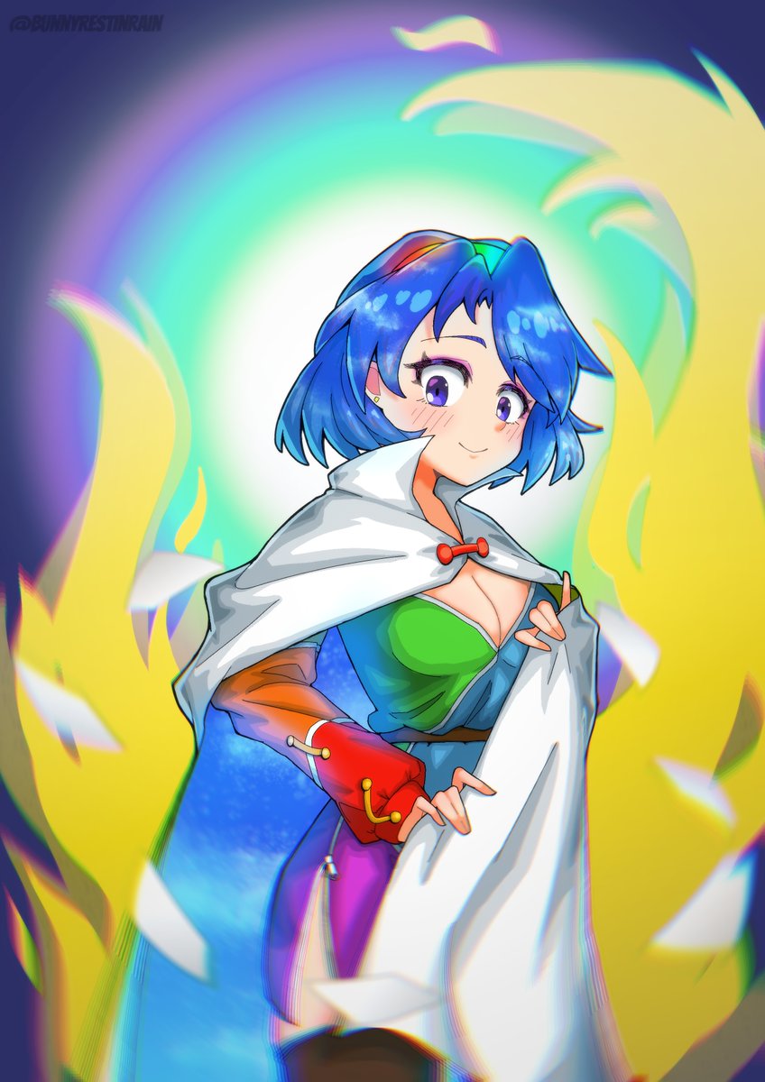 I was a bit late, but at least I finished it.
#10月9日は天弓千亦の日
#東方Project #touhou