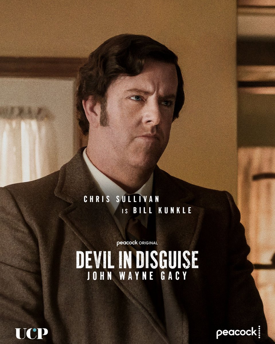 UCP's tweet image. One week until #DevilinDisguise: John Wayne Gacy.
Think you know the story? Think again.
All episodes premiere October 16 - get ready!