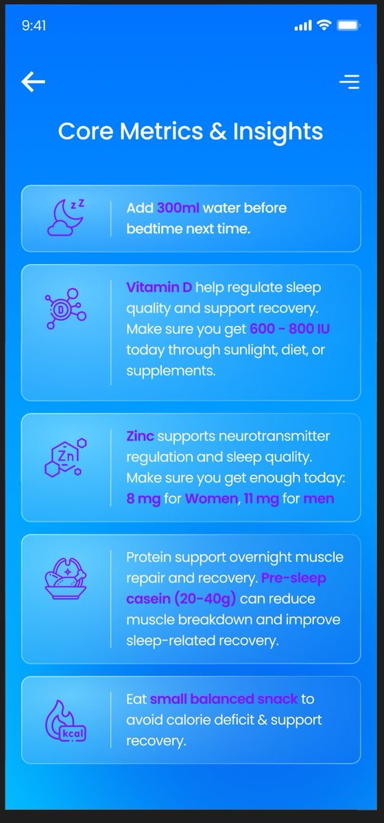 $ISENS more sneak peek into our upcoming science-backed app update. 👀

We are confident you will appreciate the innovative features ahead. These unique metrics are unprecedented in existing apps, providing access to over 7+ years of rigorous research and validated data