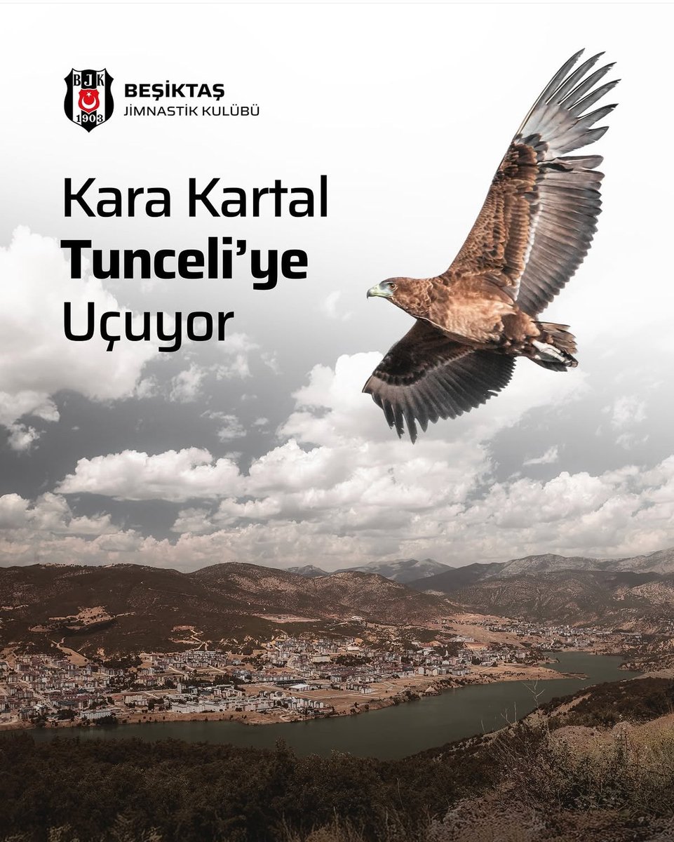 Beşiktaş 15 Ekim Çarşamba Günü Tunceli’de 🦅🦅🦅🤍🖤

Beşiktaş Başkanı Sn Serdar Adalı ve yönetimine şehrimiz adına teşekkür ediyorum.<a href="/Besiktas/">Beşiktaş JK</a>