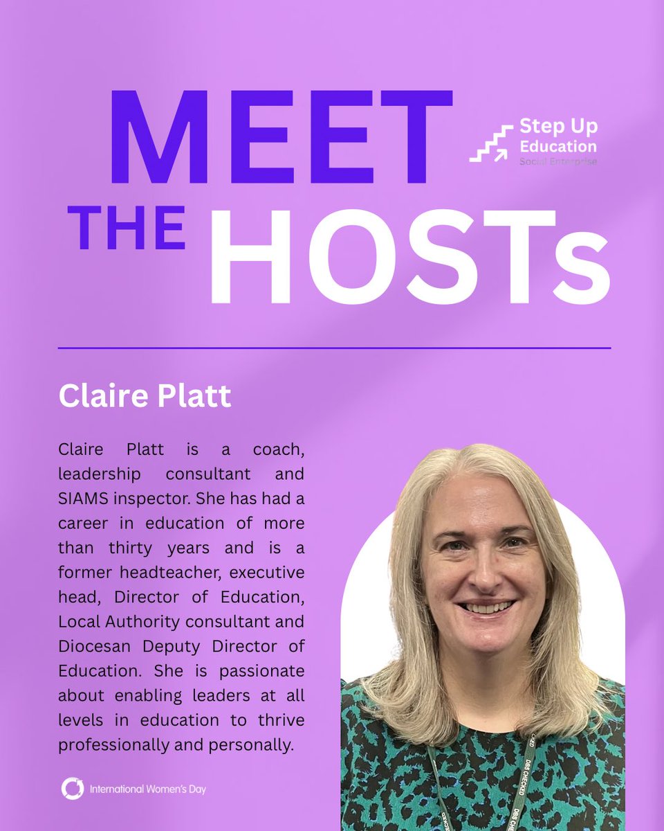 StepUpNet_Ed's tweet image. It’s a long way off but one of our upcoming virtual events is our International Women’s Day Virtual Celebration. We are pleased to share that amongst our line up are two fantastic hosts: @supernova2gold and @Claireplatt 

Get your tickets here: eventbrite.co.uk/e/step-up-inte…