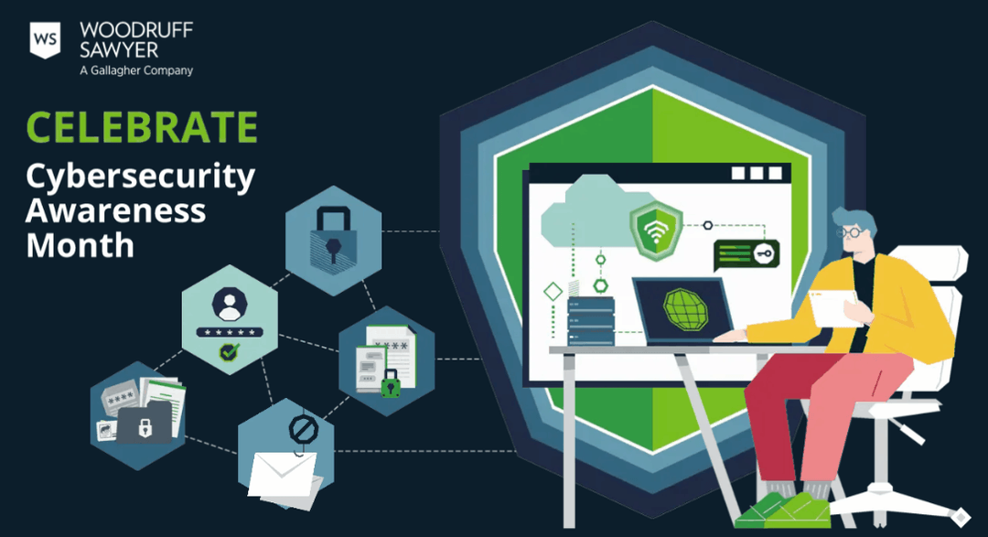 rachmillr's tweet photo. 🔐 October is Cybersecurity Awareness Month!

Cyber threats are becoming more sophisticated, but even small habits—like updating passwords or recognizing phishing attempts—can make a big difference.

Throughout the month, our team at Woodruff Sawyer will be sharing insights on… https://t.co/EIOxVGsdn1