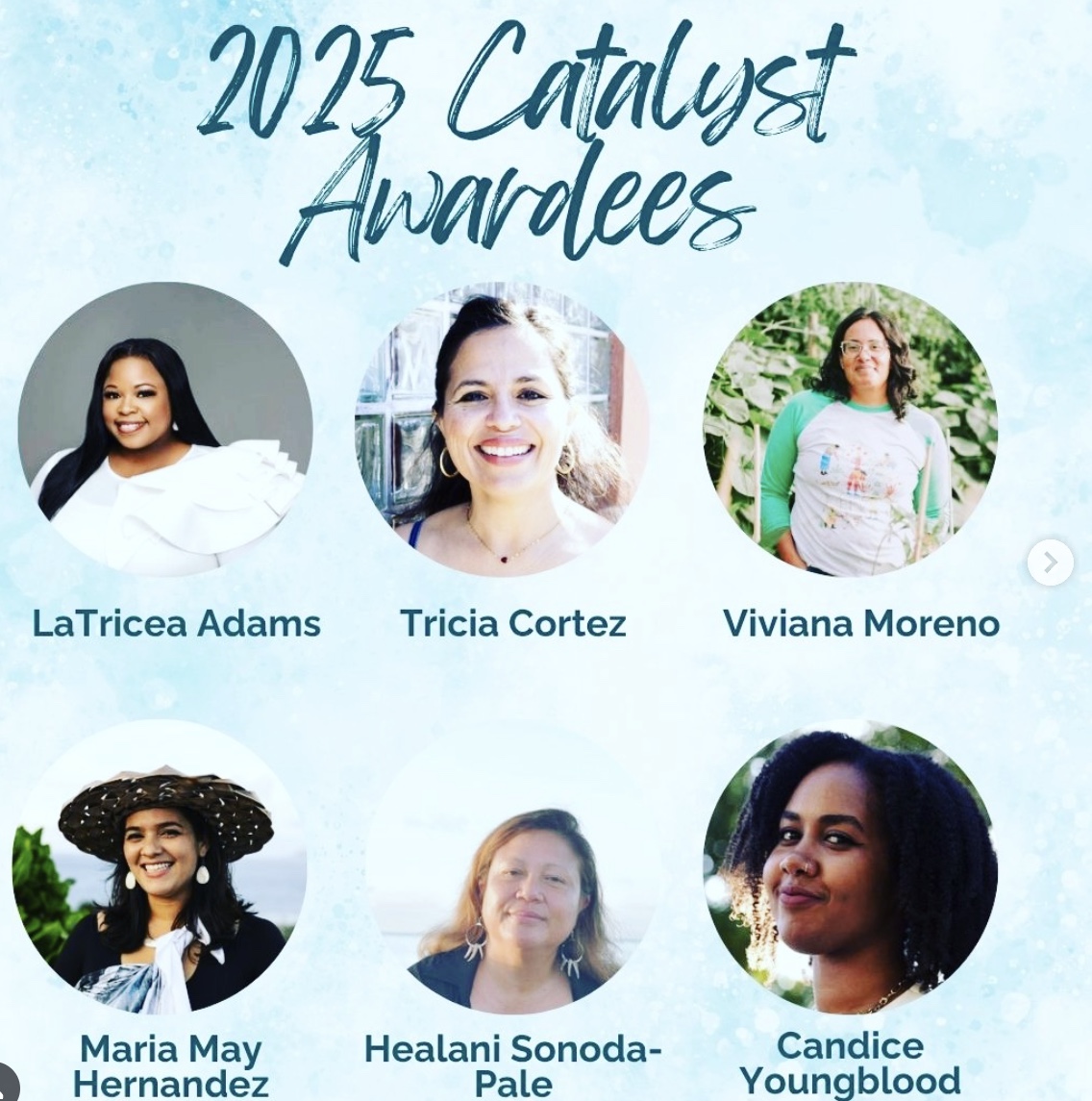 🎊Congratulations to <a href="/RGISCLaredo/">RGISC</a>'s Tricia Cortez on being selected as a 2025 Catalyst Award winner! The #CatalystAward celebrates women of color building a healthier, safer, more just world. Tricia's work in the Rio-Grande ensures water security, air quality, &amp;climate resilience