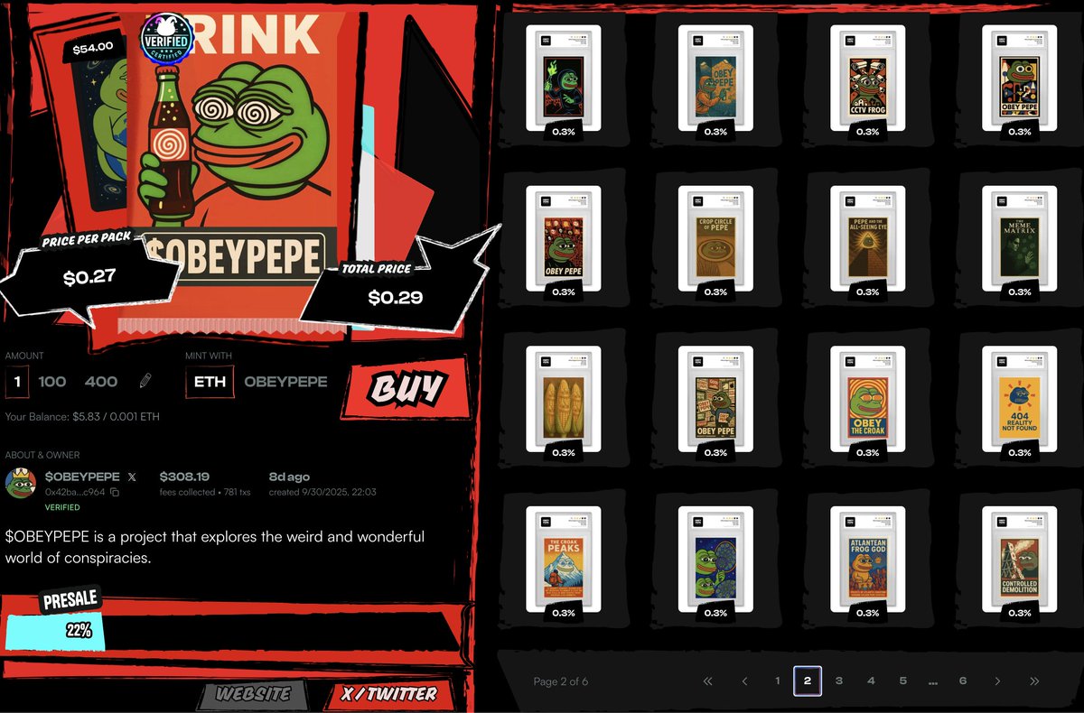 OBEY PEPE tweet media
