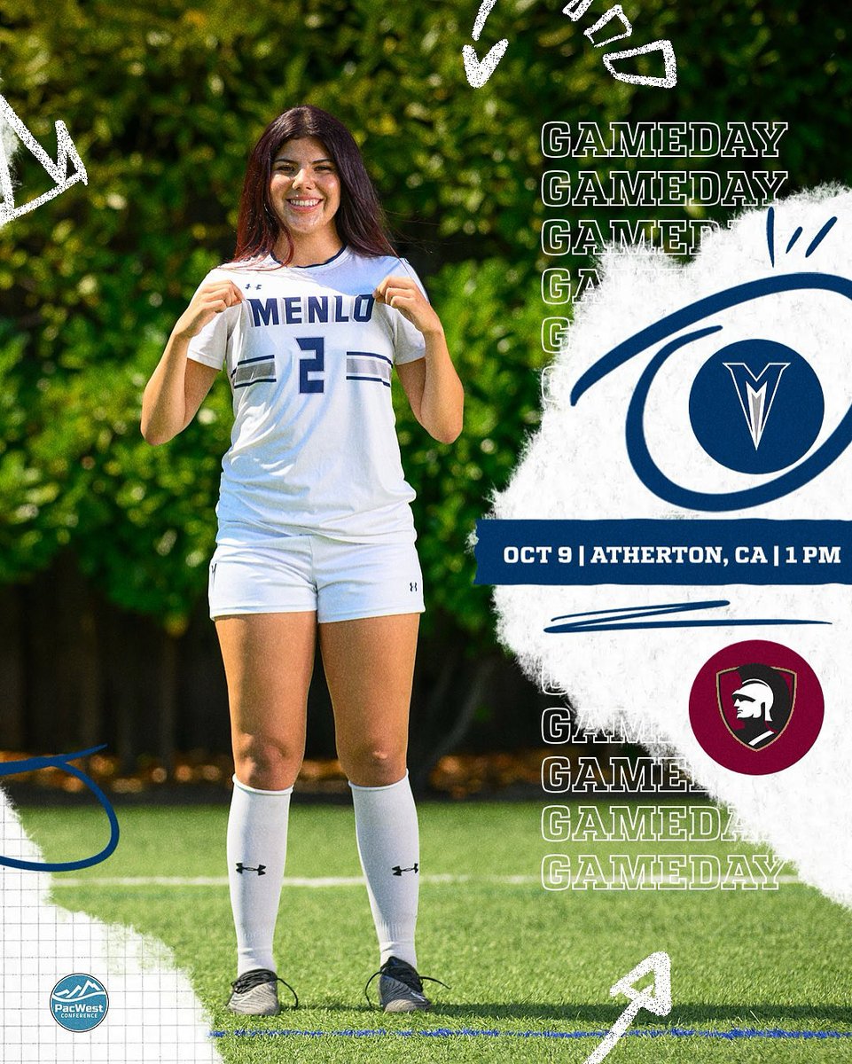 MenloAthletics's tweet photo. 🏠⚽️Ⓜ️ BACK AT WUNDERLICH! 

Menlo Women’s Soccer takes on the Warriors of Westmont at home in a PacWest Conference matchup starting at 1pm! 

🔗 Follow along using the links at https://t.co/9S35HtDBxL #ItsOakTime #MenloWSOC #PacWest #NCAAD2 https://t.co/sSAnAAP3lJ