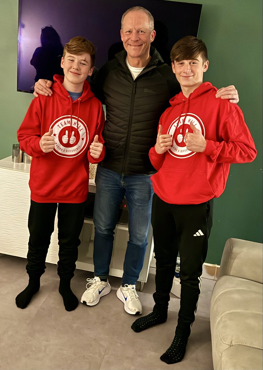 hil3494's tweet image. Harry and Elliot looking awesome in their new Team Hill Hoodies - Thankyou lads for being part of Team Hill Charitable Trust!!👍👍 #TeamHillSuperstars #MakingADifference
