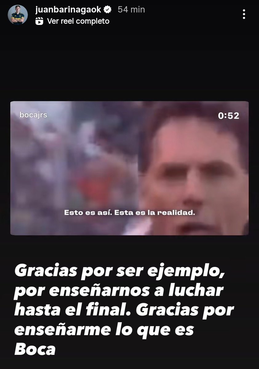 Lindo mensaje de Juan Barinaga, recordando a Miguelo.