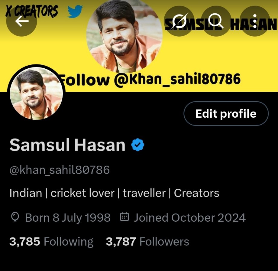 khan_sahil80786's tweet image. सपने पूरे होते हैं, बस भरोसा रखना पड़ता है 💙
आज एक नया सफर शुरू हुआ है — फिर से ब्लू टिक फैमिली में शामिल हो गया हूँ।
चलो दोस्तों, अब साथ मिलकर और बड़ा करते हैं। 🚀
#NewJourney #Creators