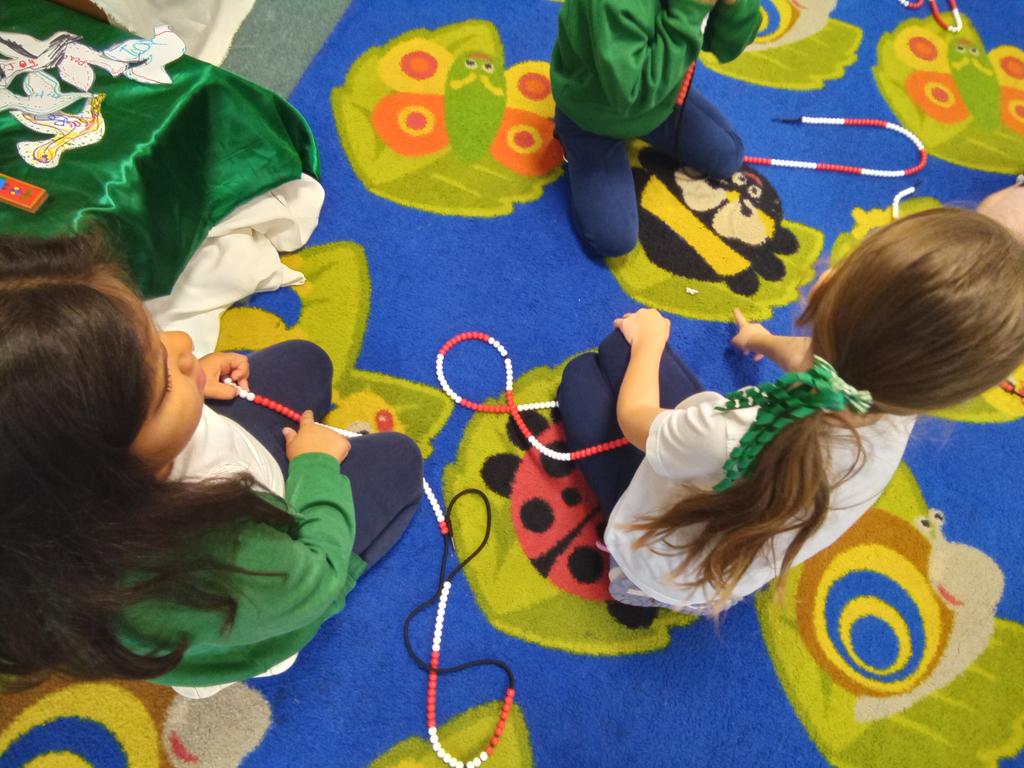 Year 1 practising counting back from 20 in maths today,