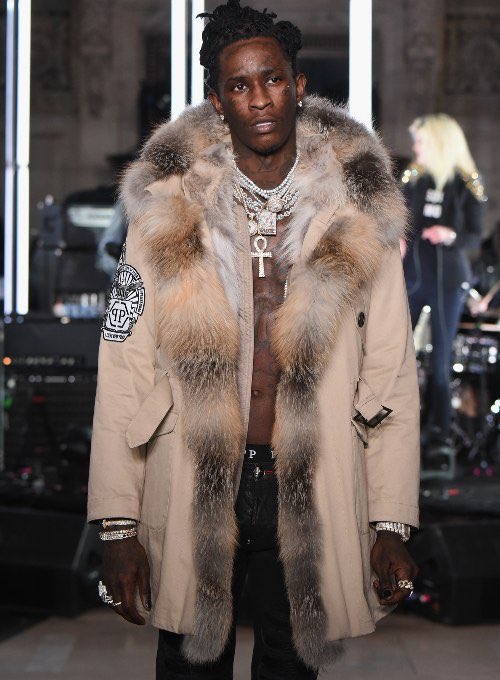 heIIamud's tweet image. Young Thug for Philipp Plein ‘2017’