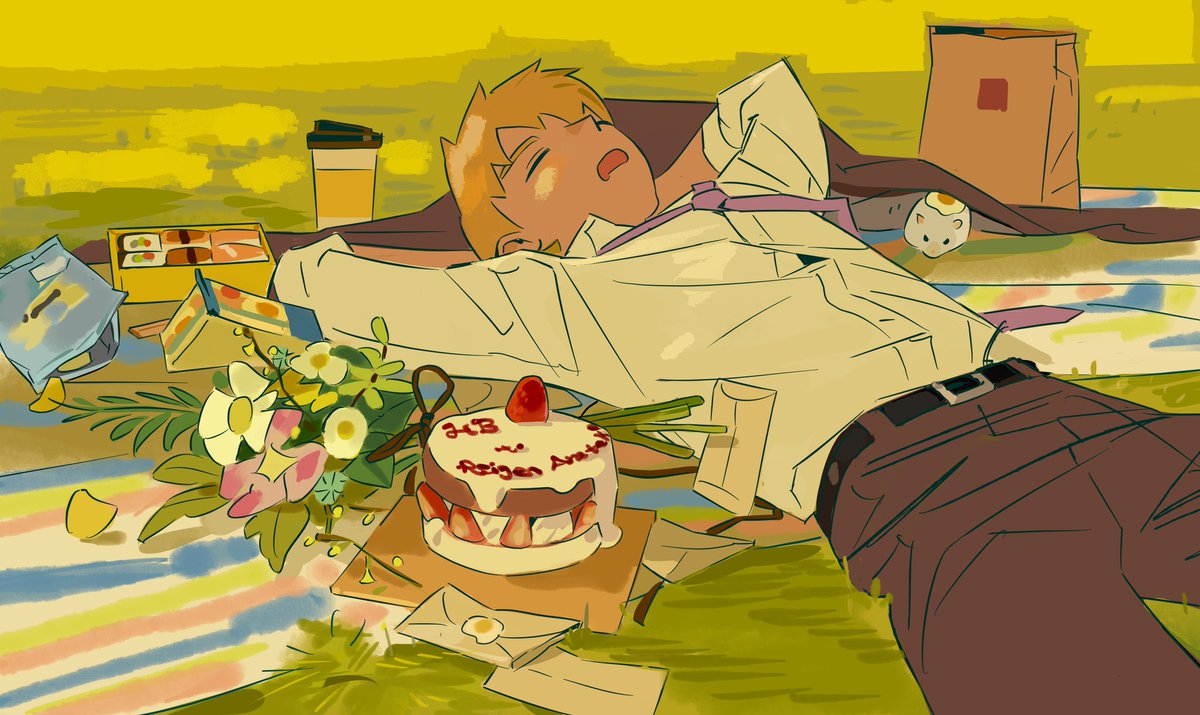 💐🎂💌
▪© Commissioned work(not drawn by me.)