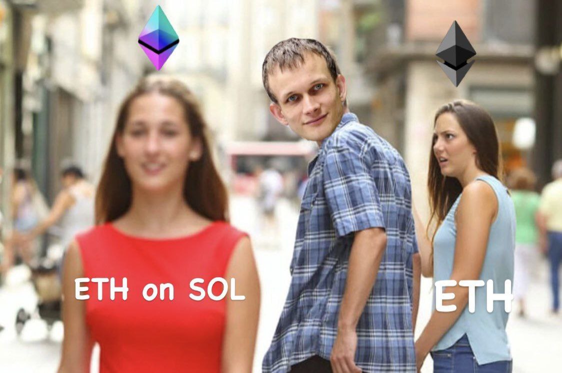 TheTickerIs_ETH's tweet image. EVERYTHING IS BETTER ON SOLANA, INCLUDING $ETH
$ETH – meme coin on Solana
2kaRSuDcz1V1kqq1sDmP23Wy98jutHQQgr5fGDWRpump