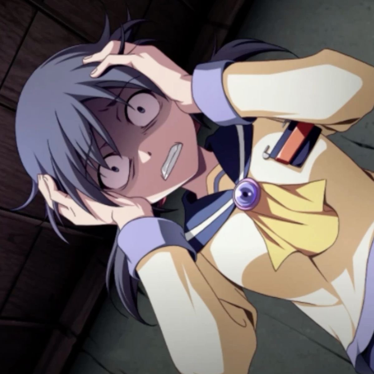 Cheonsavy's tweet image. i remember being like 10 and loving corpse party and wanting to be ayumi so bad and now im 21 with paranoid schizophrenia #manifested