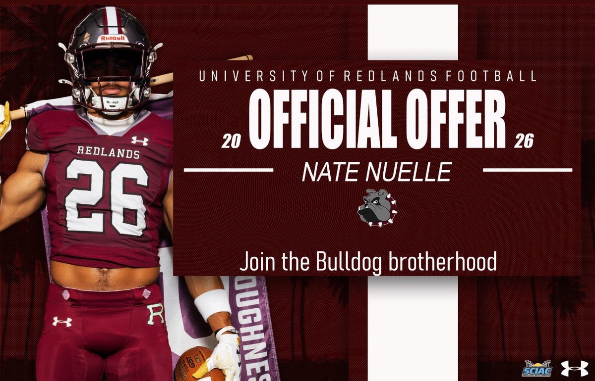 After a great call with <a href="/UR_CoachGood/">Jim Good</a> I am so thankful to receive an offer from the University of Redlands. <a href="/CoachAcciani/">Eric Acciani</a> <a href="/CoachLofthouse/">CoachPeterLofthouse</a> <a href="/CoachJustinDanh/">Justin Danh</a> <a href="/ETfootball1/">El Toro Football</a> <a href="/ocvarsity/">ocvarsity</a> <a href="/coachjohnNCSA/">John Bell</a>