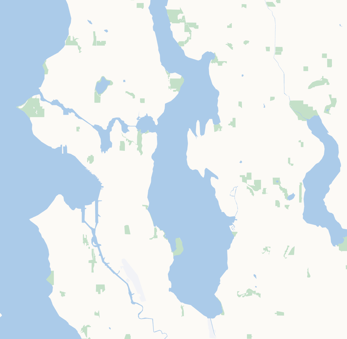 game bug accidentally improved the seattle metro area (deleted mercer island)