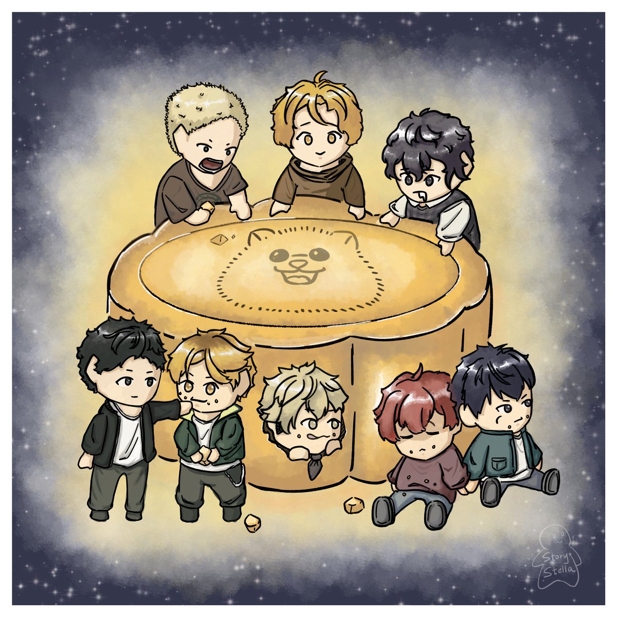 StoryStella124's tweet photo. Given, Syh and 雨月的中秋節🥮
月餅好好吃！
#given #syh #MidAutumnFestival https://t.co/WQua76YHgJ