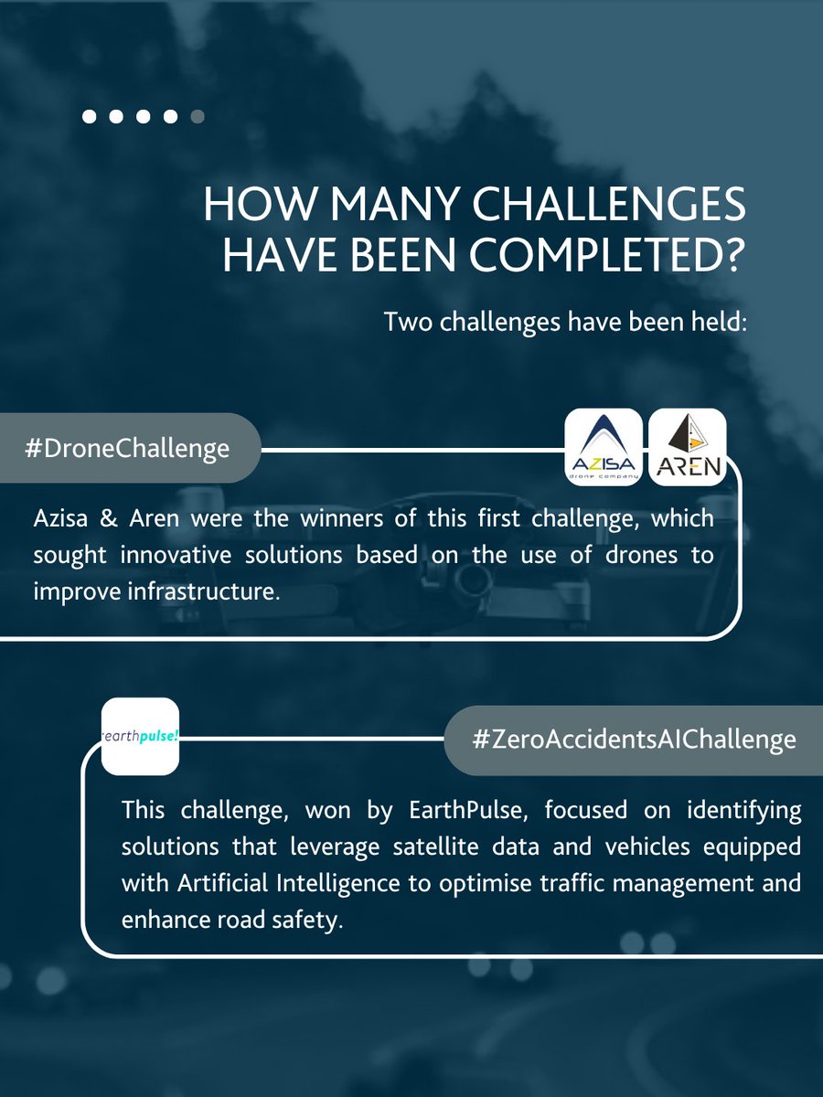 Abertis's tweet image. 🛣️💡 At #AbertisBeyondRoads, we’re driving #sustainablemobility with smart solutions for the high-capacity roads we manage.

Curious how we make it happen? Let’s show you! 💬

#AbertisInnovation