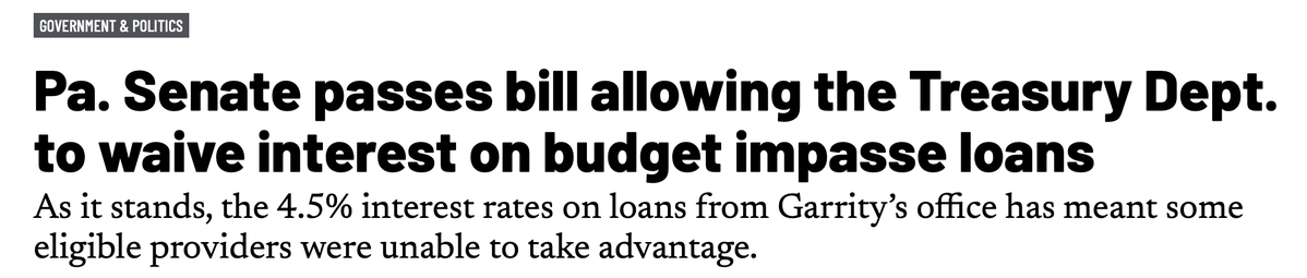 PAGOP's tweet image. When Shapiro Fails, Garrity and the PA Senate Deliver 🇺🇸🔥

The PA Senate just passed SB 1040, allowing Treasurer Stacy Garrity’s Bridge Loan Program to waive interest on those short-term aid loans.

This means counties, Head Start programs, domestic violence centers, and more…