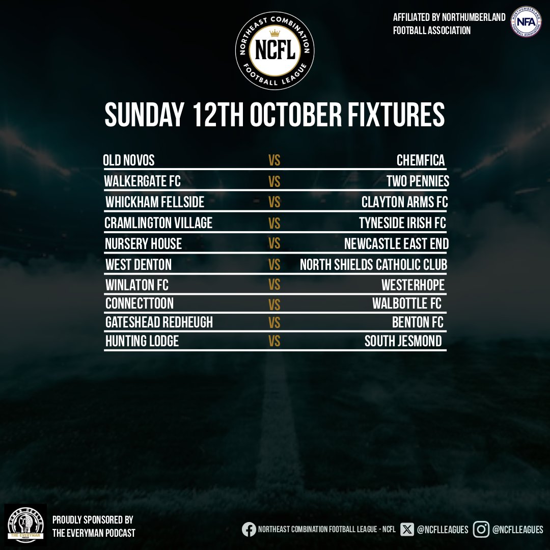 📅 Weekend matchups are here!

A full slate of games incoming — who’s taking the points? 🏆

#NCFL