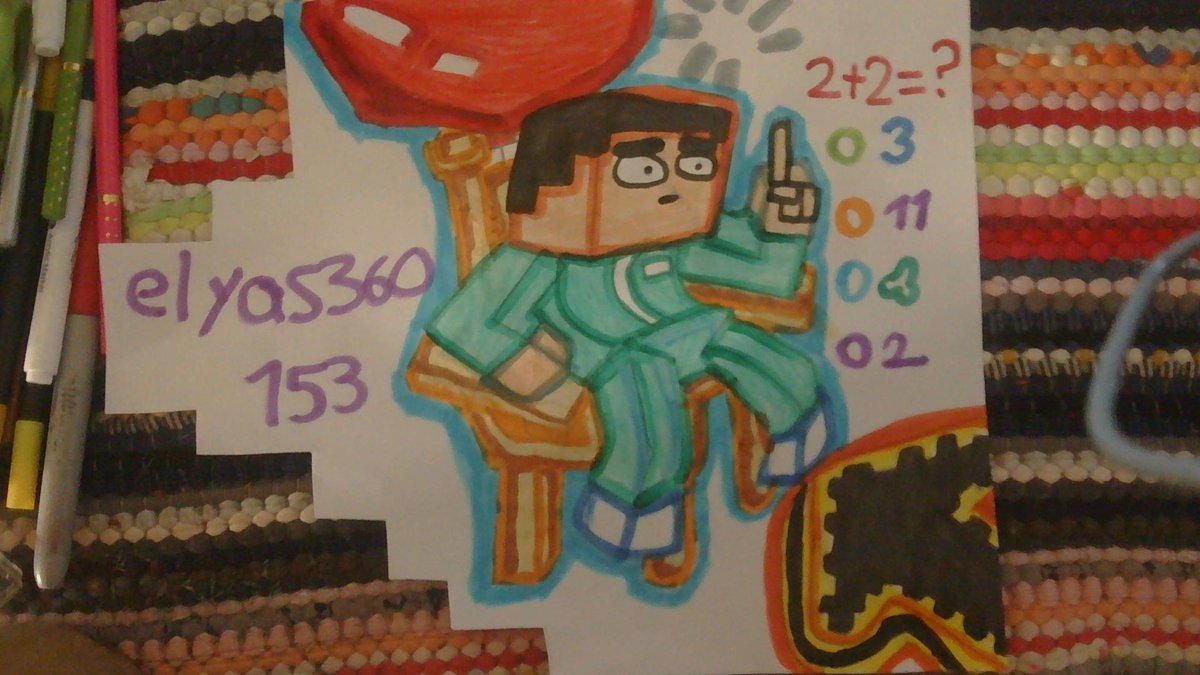 Fluffycum01's tweet image. #153 Jugador 146 Elyas360 en el juego de PREGUNTAS GENERALES!! 🤓☝️🧠

#SquidGame3 #squidcraftgames #squidcraft #Minecraft #SquiddoFanart #squidcraftgames4 #Minecraftfanart #squidcraftgameschallence #squidcraftgames3 #elyas360