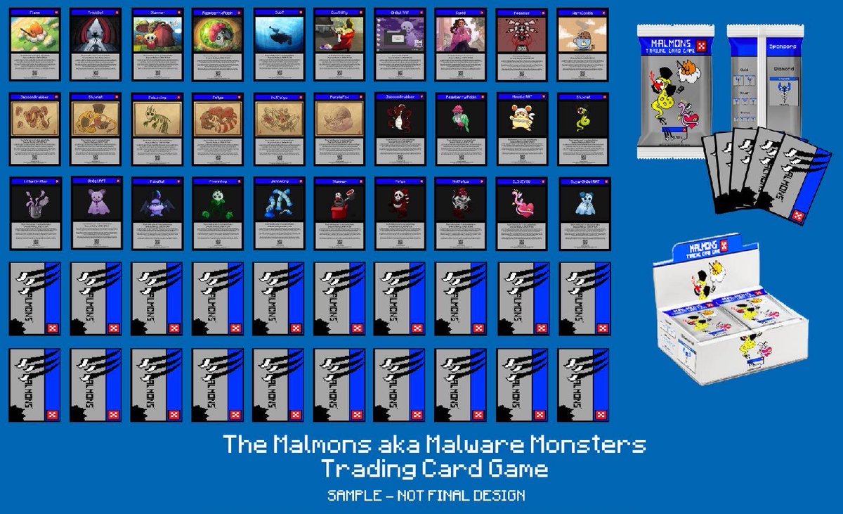 Lena (@lambdamamba) on Twitter photo 🚨 Big update: Sponsorships are now available for the <a href="/Malmons_World/">Malmons World</a> Trading Card Game!
🌏 Sponsor logos will appear on booster packs + boxes sold at events and online.
🎯 Back or sponsor via: kickstarter.com/projects/lambd…
📩 Contact: lena@malmons.world 🚨 Big update: Sponsorships are now available for the <a href="/Malmons_World/">Malmons World</a> Trading Card Game!
🌏 Sponsor logos will appear on booster packs + boxes sold at events and online.
🎯 Back or sponsor via: kickstarter.com/projects/lambd…
📩 Contact: lena@malmons.world
