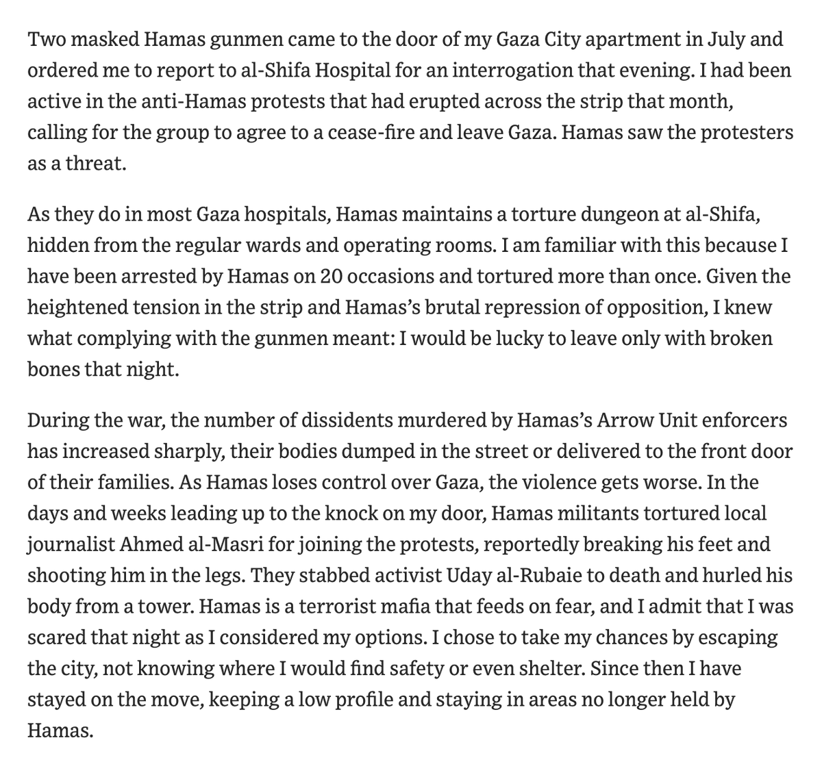 Sonny Bunch (@sonnybunch) on Twitter photo The thing about Hamas is that it should be wiped from the planet. That's the starting point. wsj.com/opinion/free-g… The thing about Hamas is that it should be wiped from the planet. That's the starting point. wsj.com/opinion/free-g…