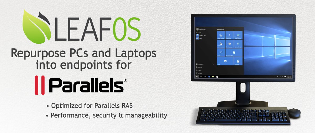 NComputing's tweet image. Facing #Windows10EOL? Don’t replace—repurpose!
With #NComputing LEAF OS + #ParallelsRAS, extend hardware life, cut costs up to 70%, and migrate securely to #Windows11 in the cloud.
zurl.co/toetc
#EndpointManagement #VDI #CloudComputing  #Windows11Migration @parallels
