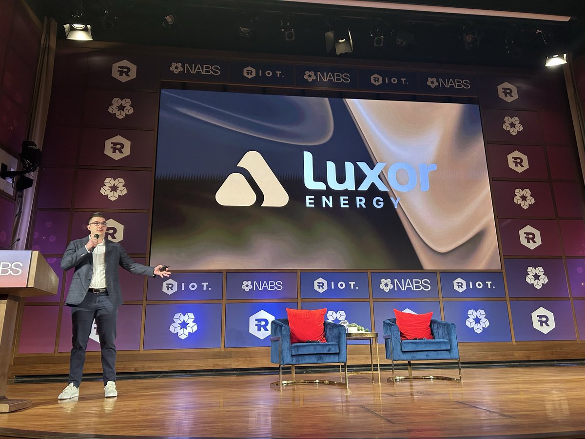 North American Blockchain Summit - OCTOBER 2025 (@nabsummit) on Twitter photo Luxor Announcement exclusively at NABS:
LUXOR ENERGY 🔥
Empowers miners to optimize operations based on spot hashrate and power markets. Luxor Announcement exclusively at NABS:
LUXOR ENERGY 🔥
Empowers miners to optimize operations based on spot hashrate and power markets.