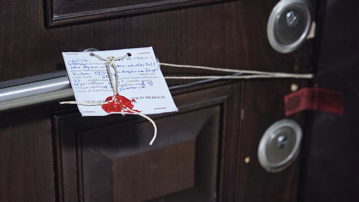 📌 Haksız Mühürlemenin 80.Günü ! 

<a href="/AnkaraValiligi/">T.C. Ankara Valiliği</a>

Derneklerimizi Açın
#DiniSohbetSuçDeğildir