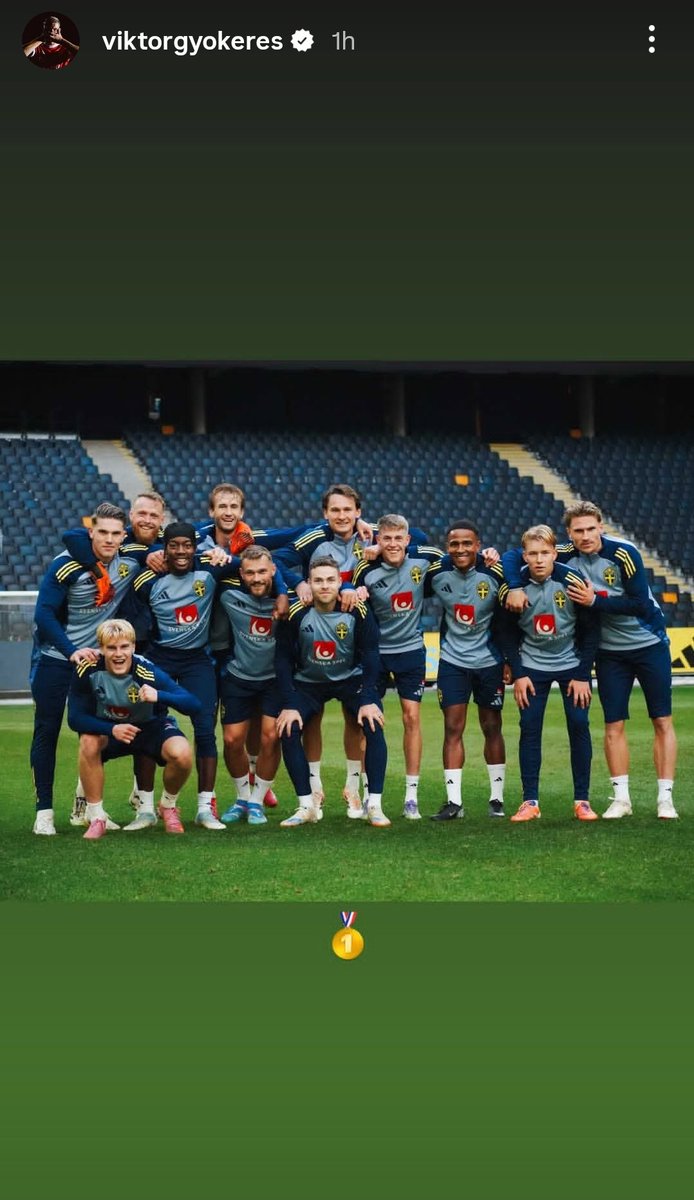 ArsenalRadar's tweet image. 📸 Viktor Gyökeres on Instagram 🇸🇪👏 #afc