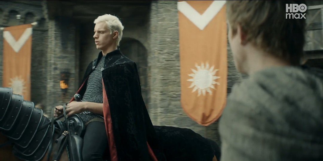 hotdAr1's tweet photo. 📷||

الظهور الأول للأمير إيروين تارغيريان. 🐉 

 #AKnightOfTheSevenKingdoms https://t.co/GppuLwpugO