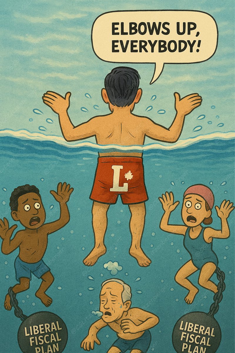 CGLitzenberger's tweet image. Anyone else feel like we're treading water right now?
#CdnTax #cdnpoli
#politicalcartoon
@CGLtax @CGLitzenberger