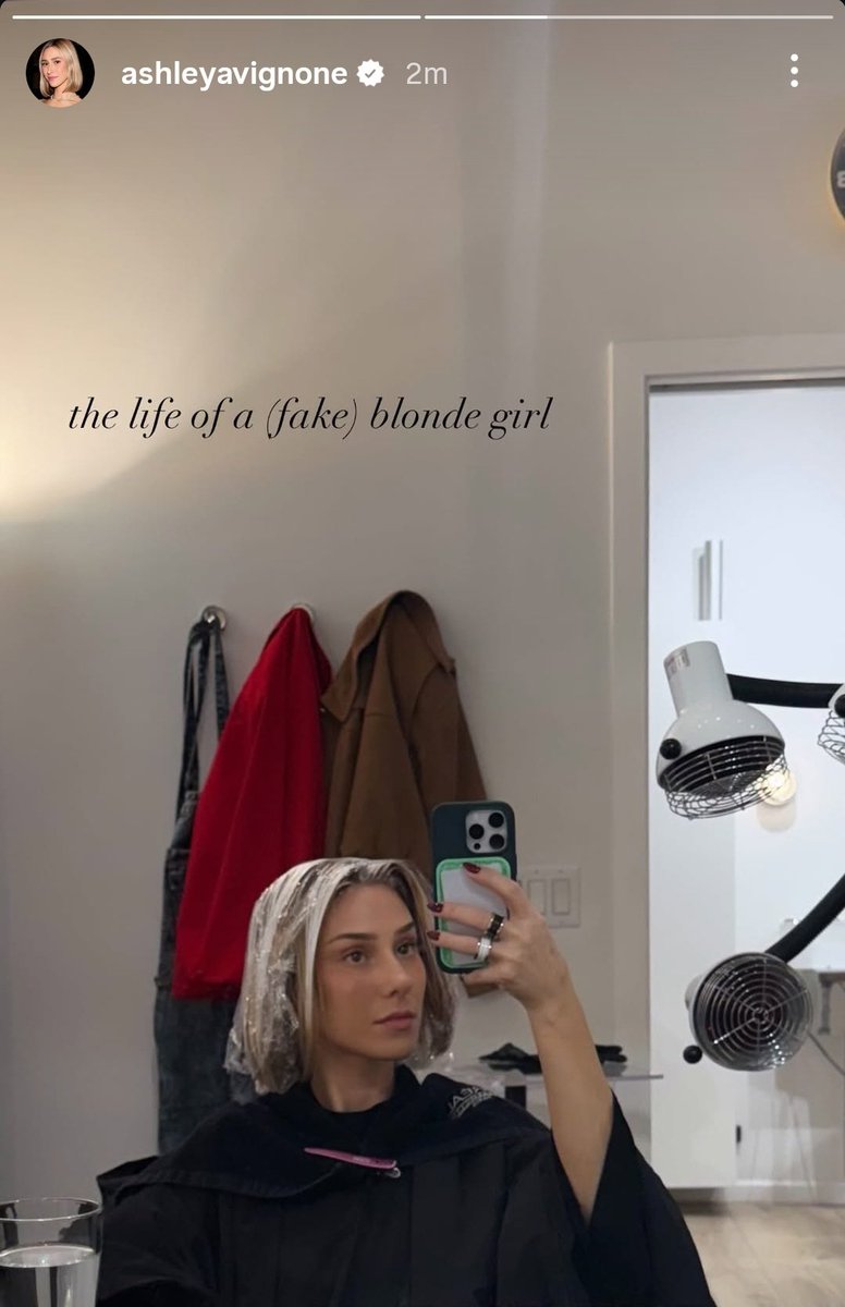 Omg Ashley isn't blonde